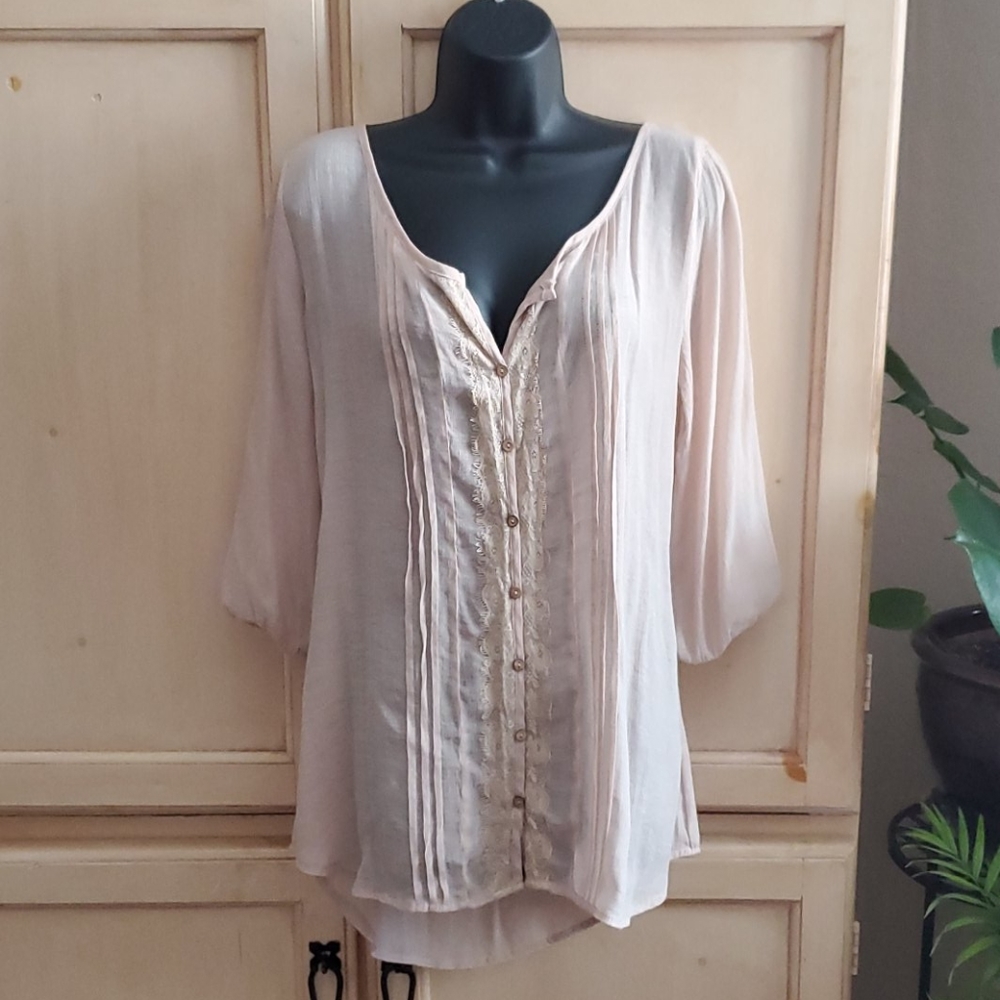 Cream Bohemian Tunic